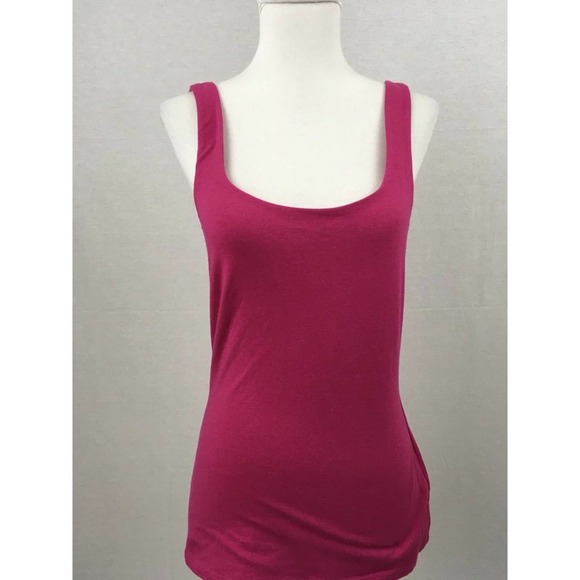 Express Womens Top Scoop Neck Sleeveless Tank Top - Pink - Size Small - Picture 3 of 7